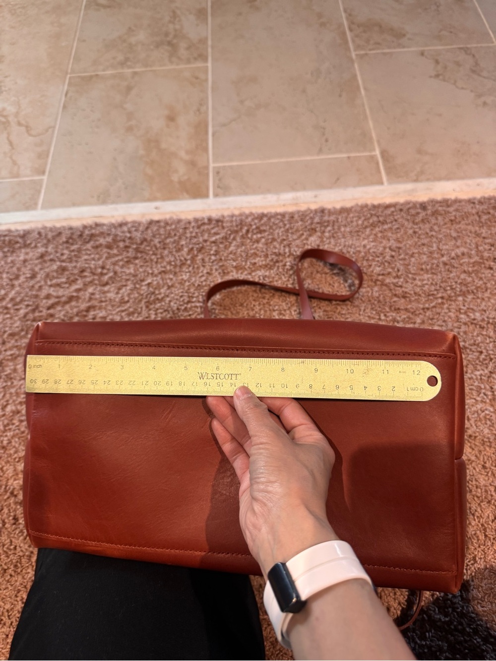 Madewell Leather Tote in Rich Brown - Picture 9 of 9